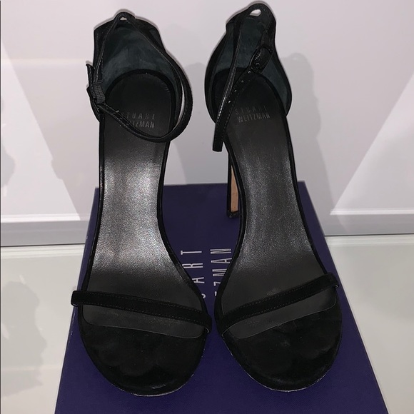 Stuart Weitzman Shoes - Stuart Weitzman Black ‘Nudist’ Sandal Size 9
